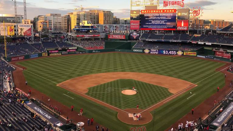 View from Section 313, Row B