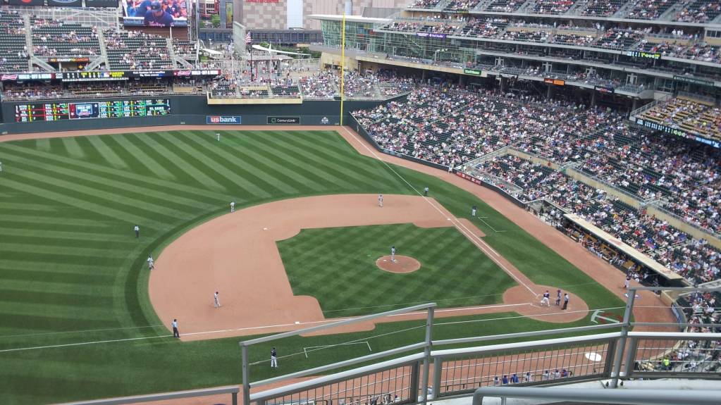 View from Section 322, Row 4