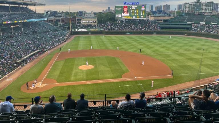 View from Section 323R, Row 9