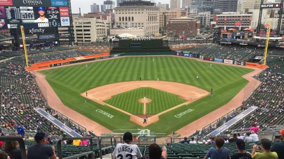 View from Section 327, Row 20