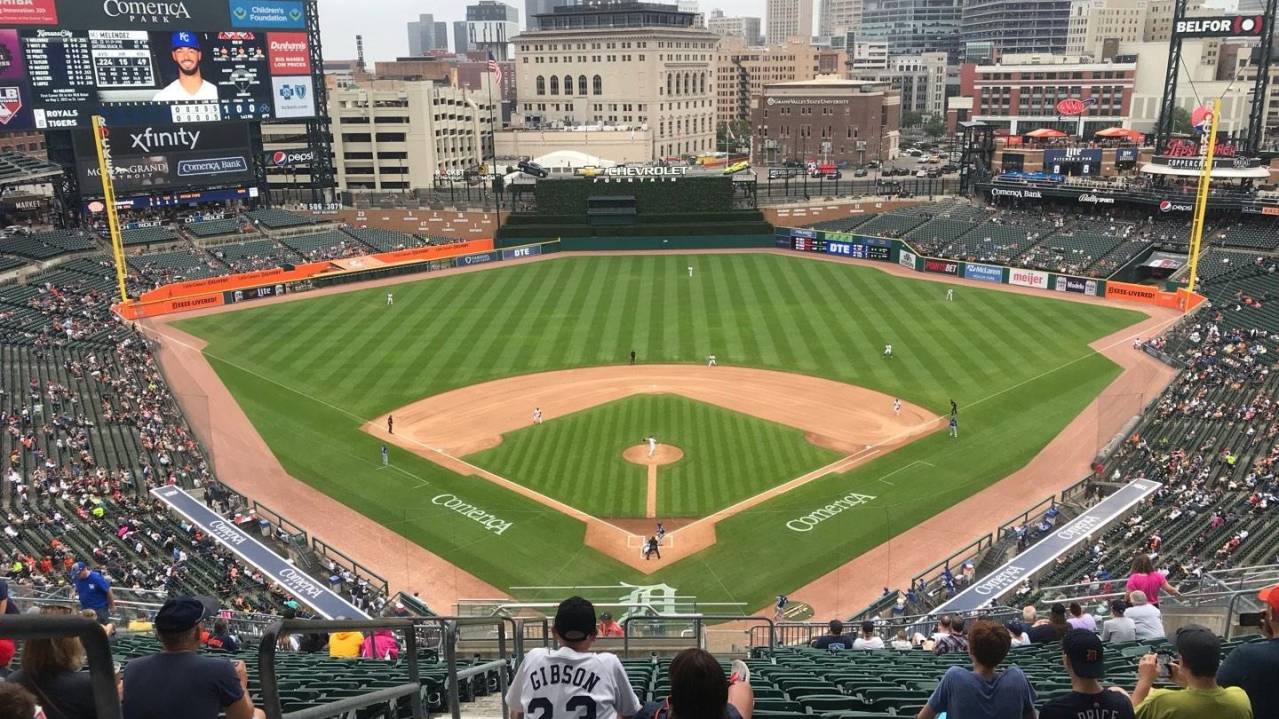 View from Section 327, Row 20