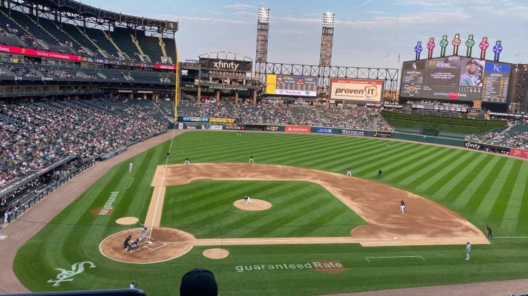 View from Section 328, Row 3