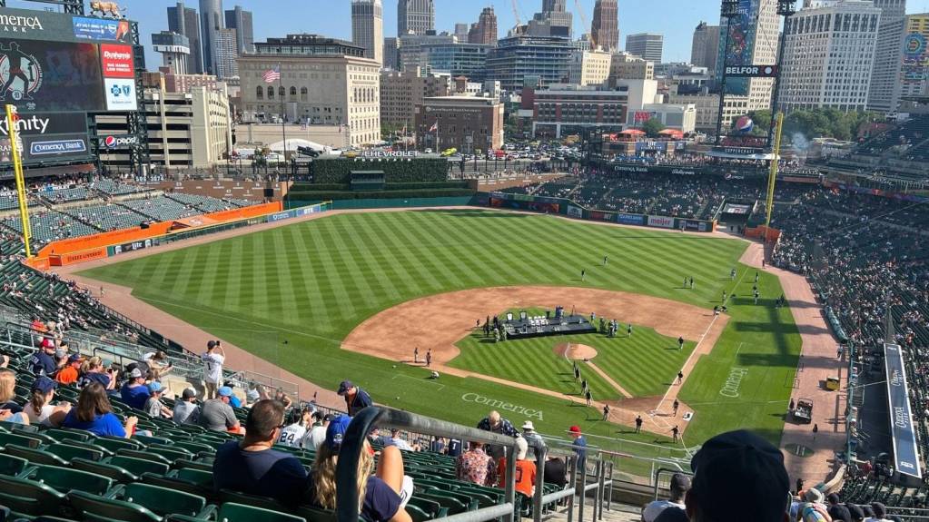 View from Section 330, Row 18