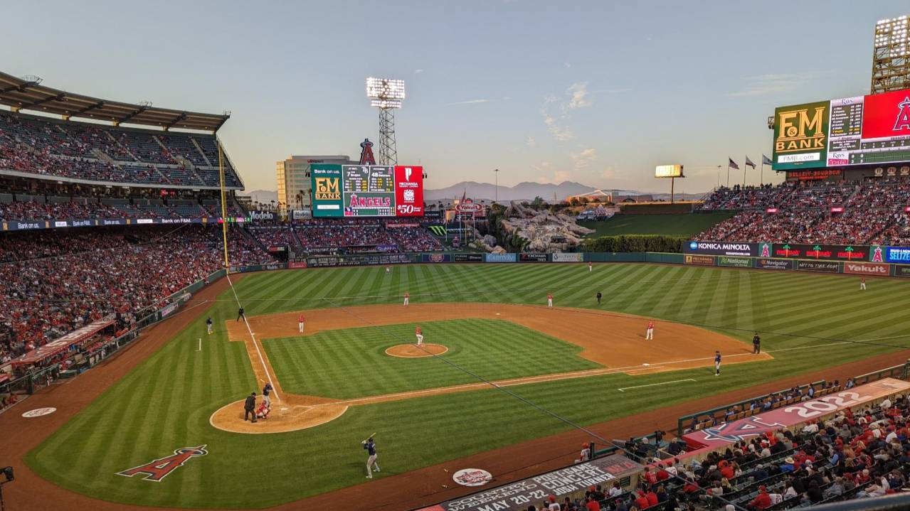 View from Section 330, Row A