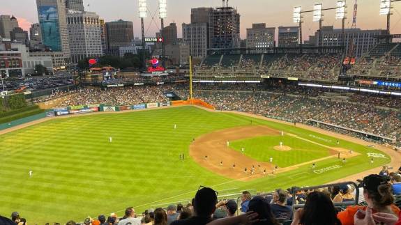 View from Section 339, Row 18