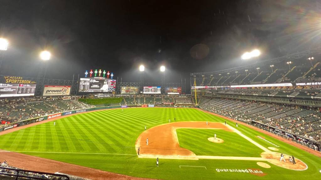 View from Section 340, Row 5