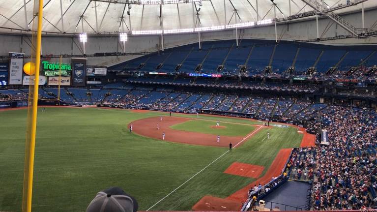 View from Section 341, Row C