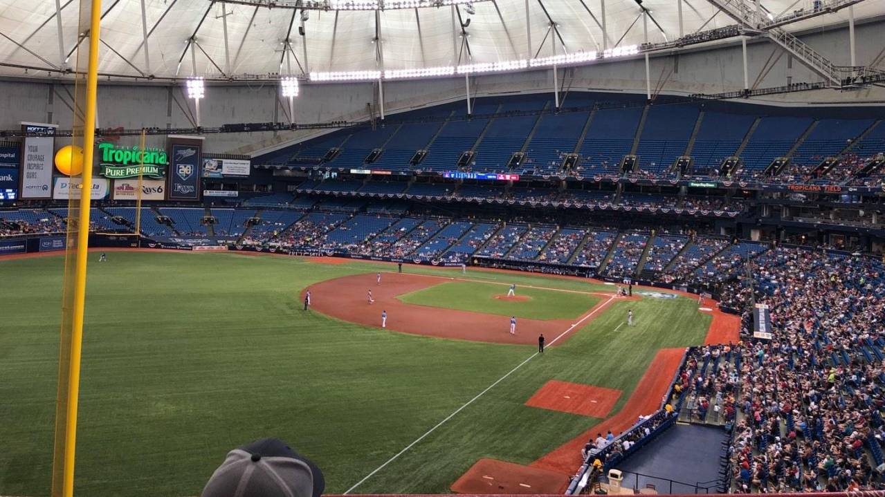 View from Section 341, Row C