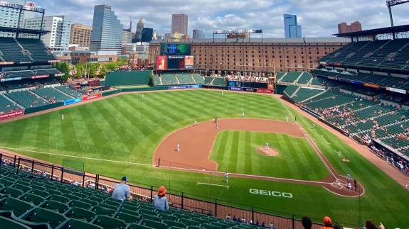 View from Section 352, Row 13