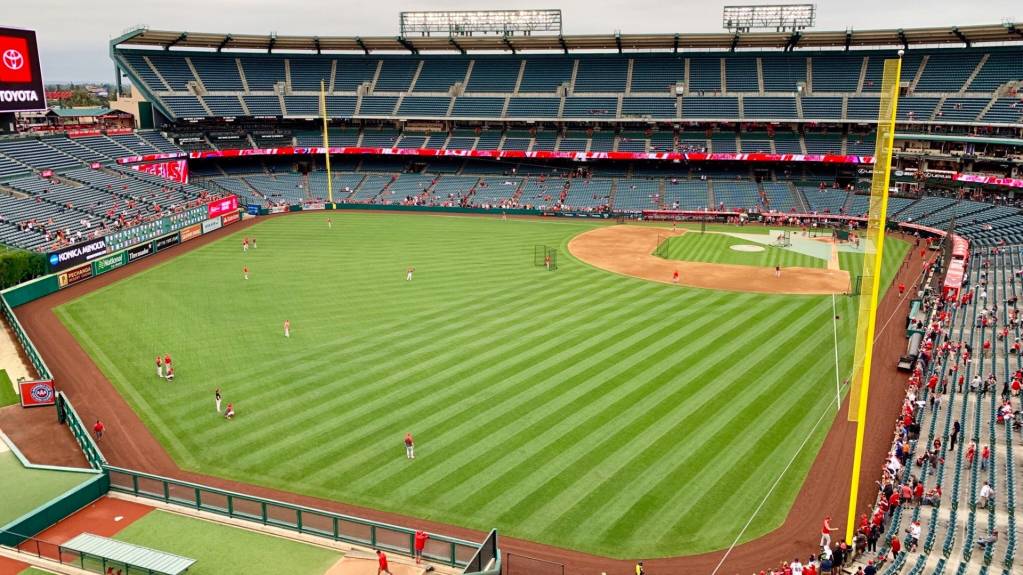 View from Section 401, Row F