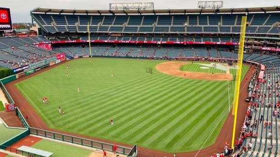 View from Section 401, Row F