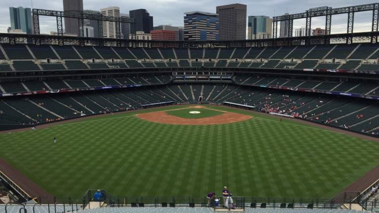 View from Section 402, Row 20