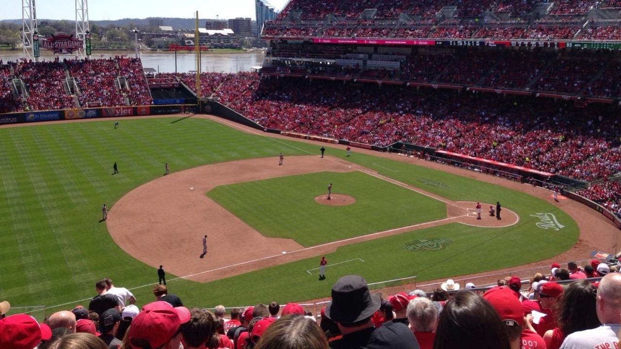 View from Section 415, Row M