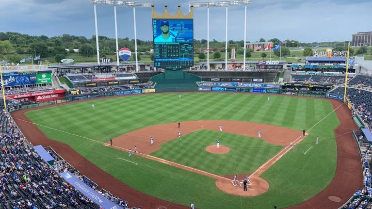 View from Section 418, Row H