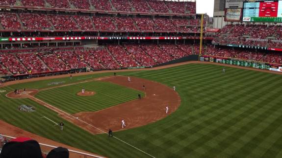 View from Section 435, Row C