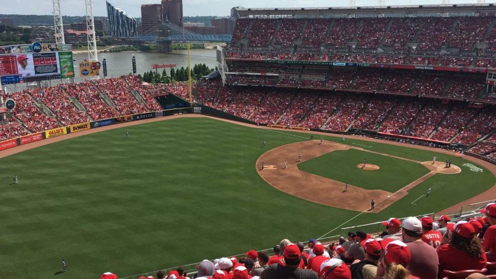 View from Section 511, Row M