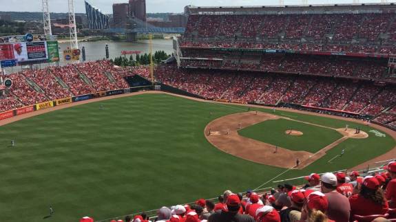 View from Section 511, Row M