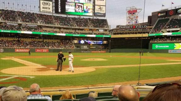 View from Section 7, Row F