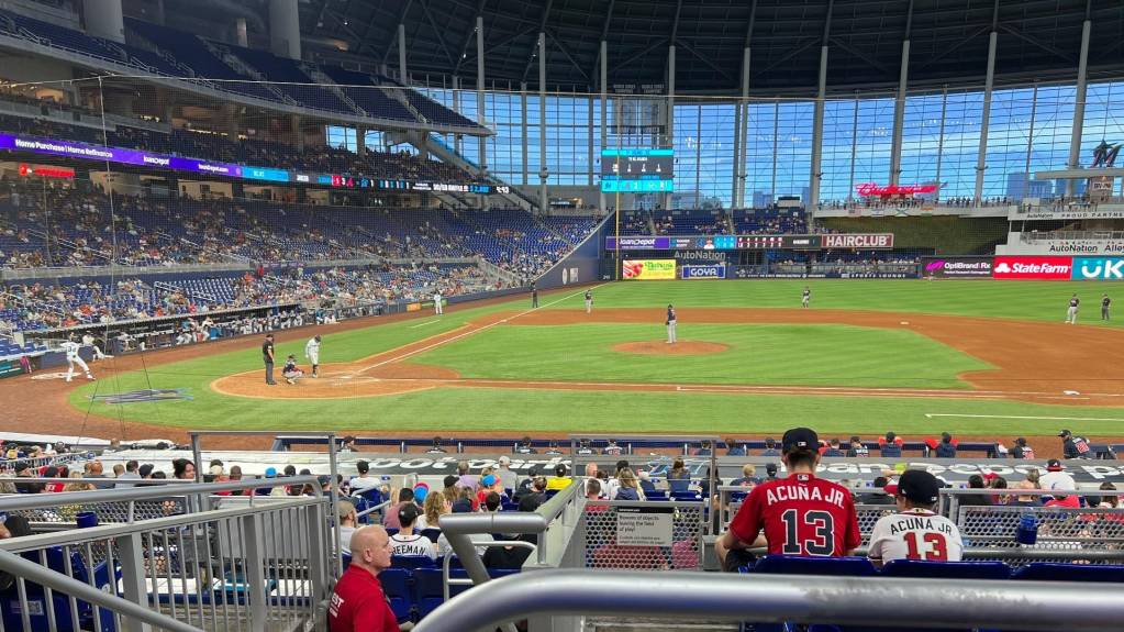 Promenade (Sections 132) Miami Marlins vs Philadelphia Phillies 6