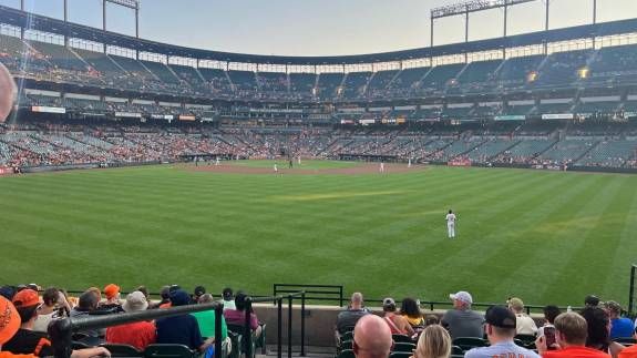 View from Section 90, Row 11