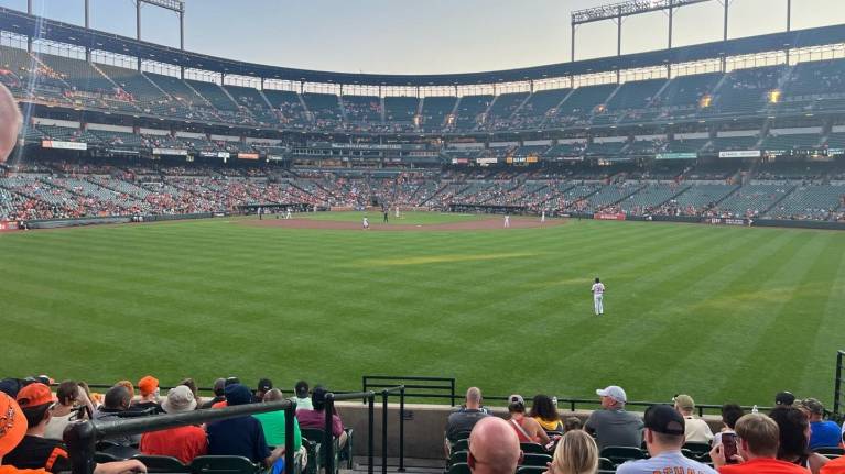 View from Section 90, Row 11