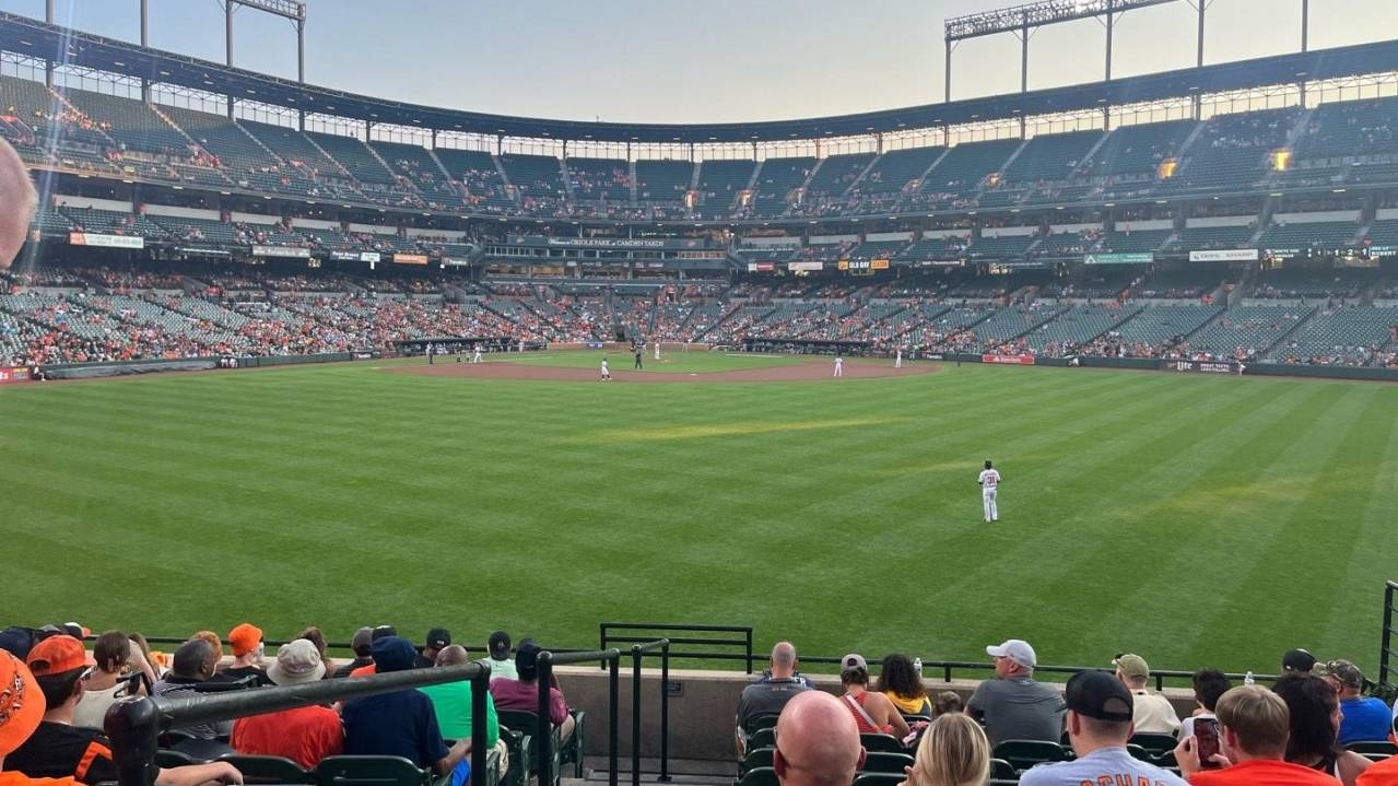 View from Section 90, Row 11