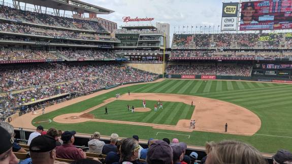 View from Section B, Row 7