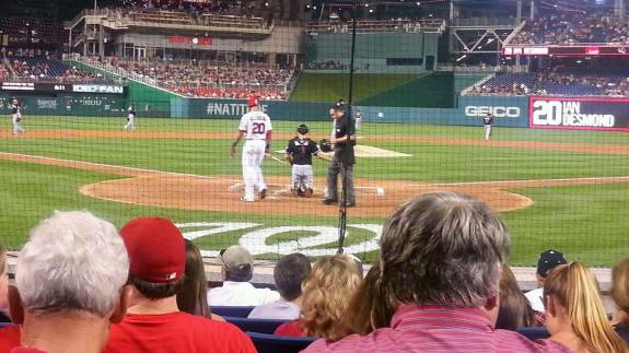 View from Section C, Row G