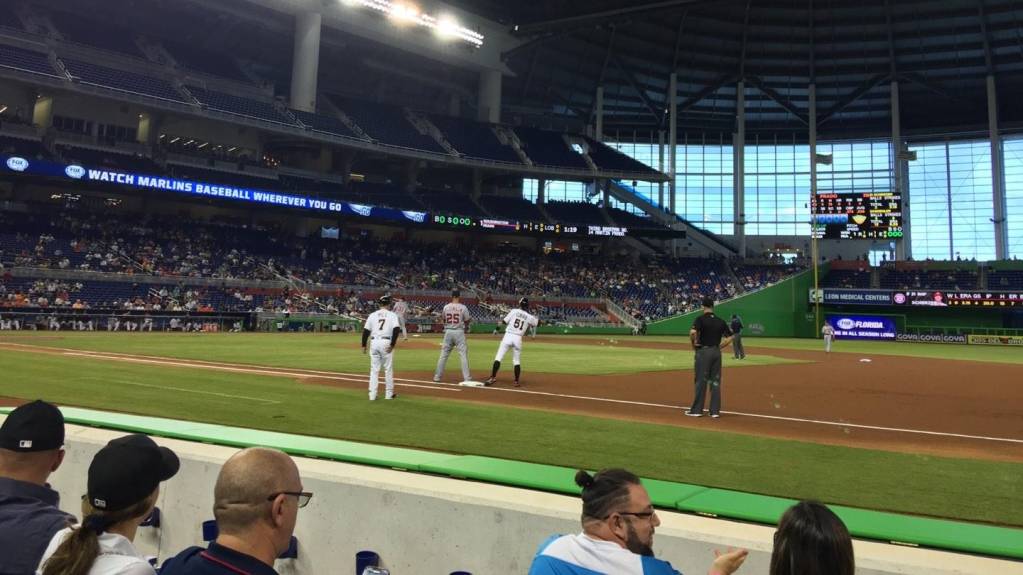 View from Section FL3, Row DD