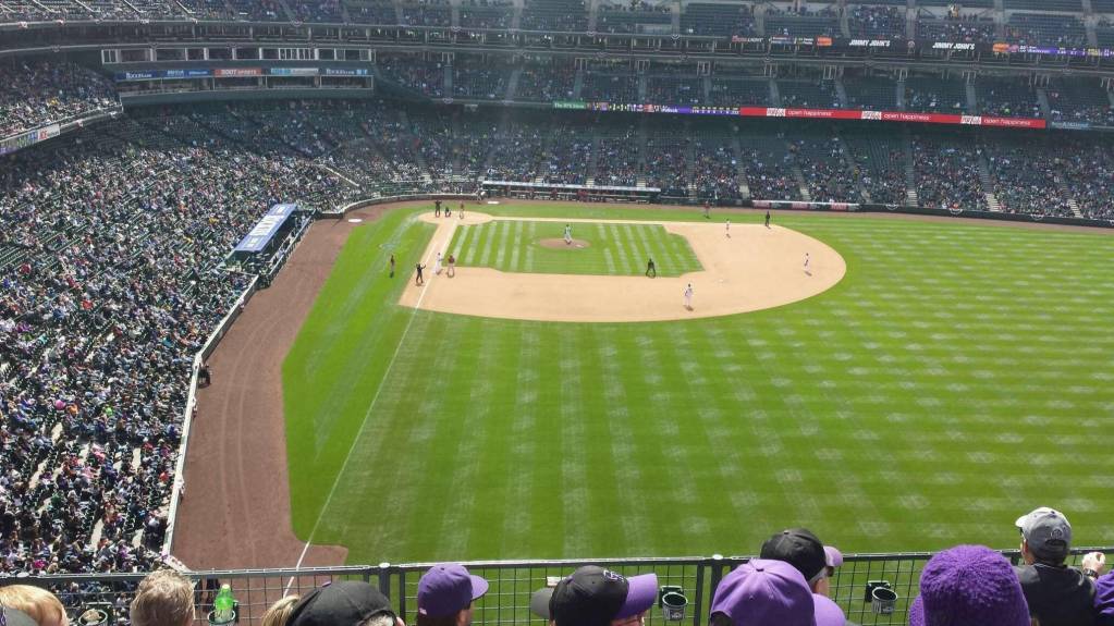 View from Section L307, Row 5