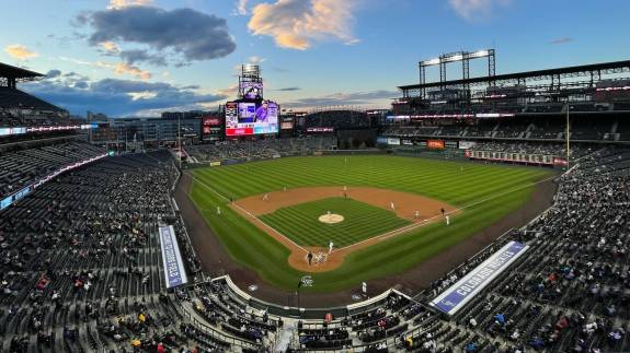 View from Section L329, Row 1
