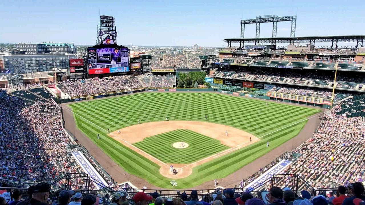 View from Section U330, Row 20