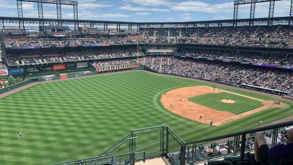 View from Section U346, Row 15