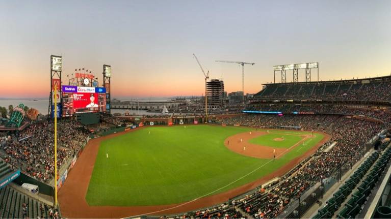 View from Section VB330, Row D