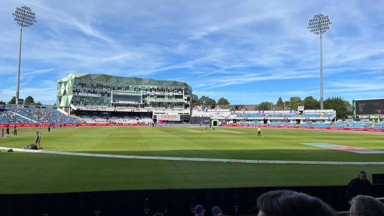 View from Section XF of the Howard Stand