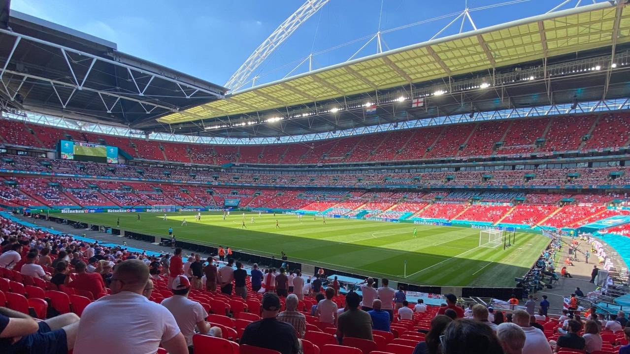 View from the 100 Level at Wembley Stadium