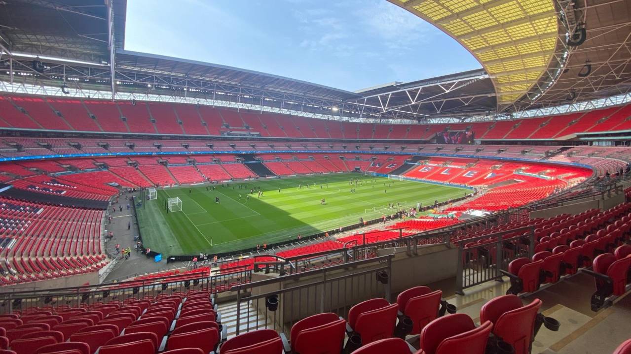 View from the 200 Level at Wembley Stadium
