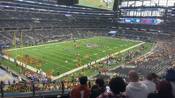 View from the 300 Level at AT&T Stadium