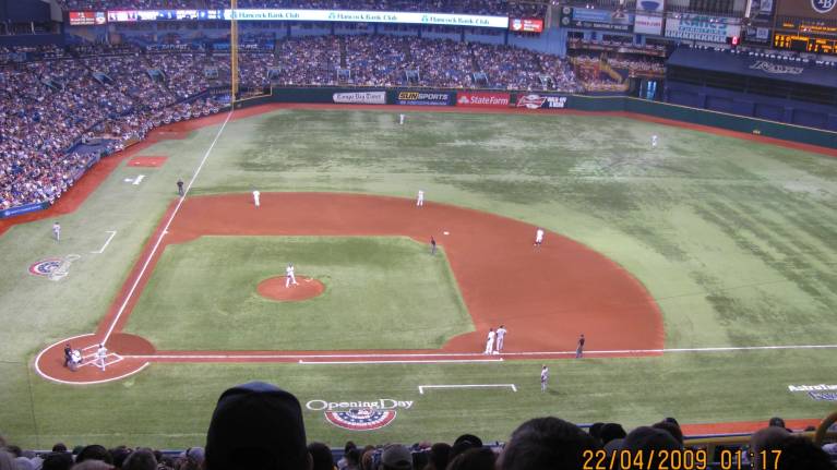 View from the 300 Level at Tropicana Field