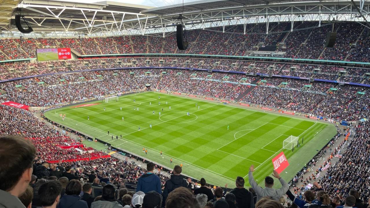 View from the 500 Level at Wembley Stadium