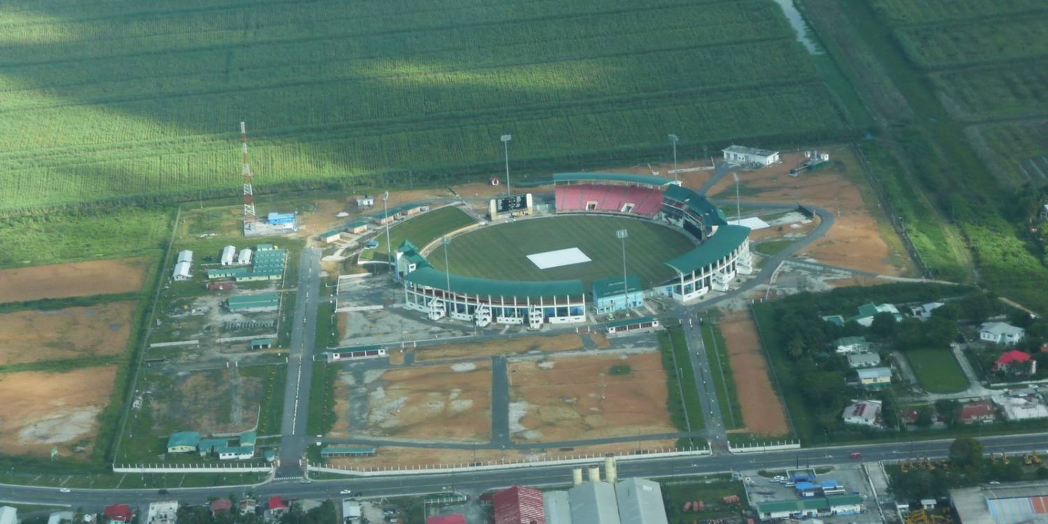 View from the air of Providence Stadium