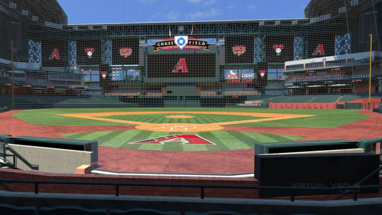 View from the Clubhouse section behind home plate