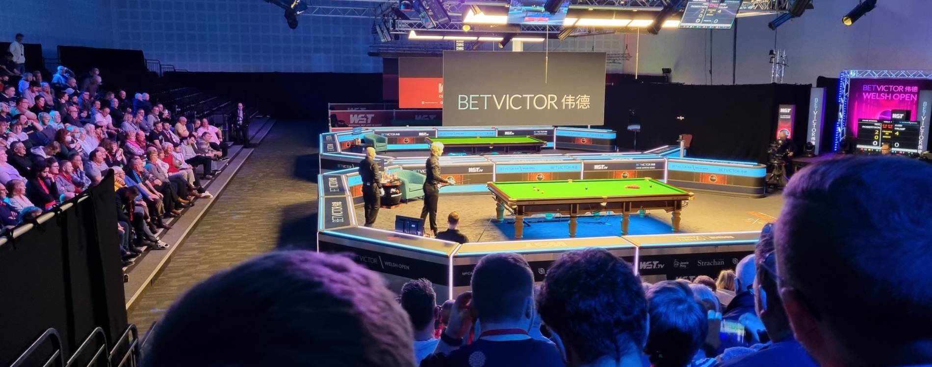 View from the crowd at the 2022 Welsh Open