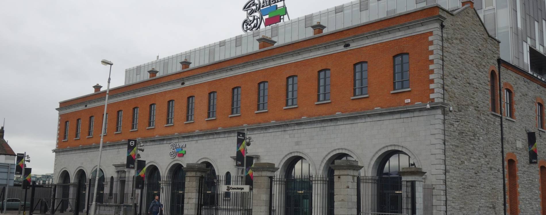 View from the front of the 3Arena, Dublin