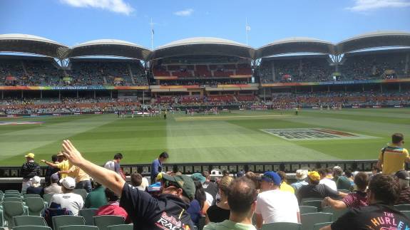 View from the Gold section at the Adelaide Oval