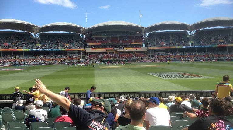 View from the Gold section at the Adelaide Oval