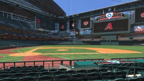 View from the Home Plate section