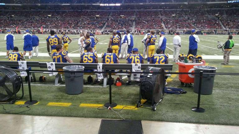 View from the lower concourse