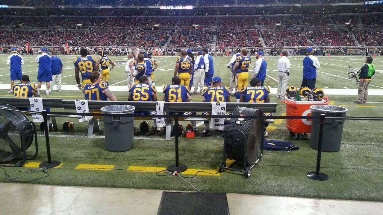 View from the lower concourse