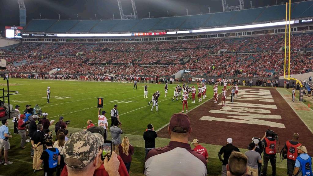 View from the Lower Level at EverBank Stadium, Jacksonville